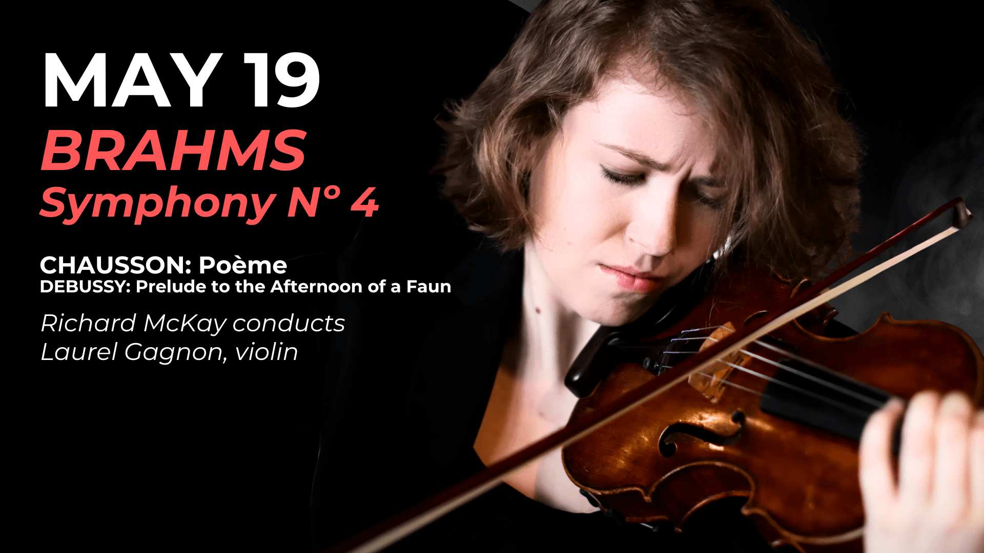Brahms Symphony No. 4, Laurel Gagnon, violin